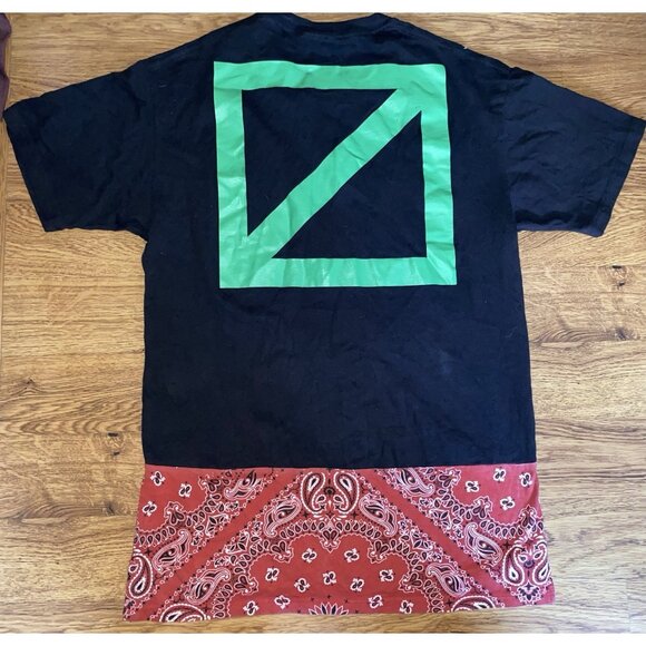 Rare MISHKA MNWKA x Cyrillic Rush Bandana T Shirt Size Medium - Picture 5 of 5